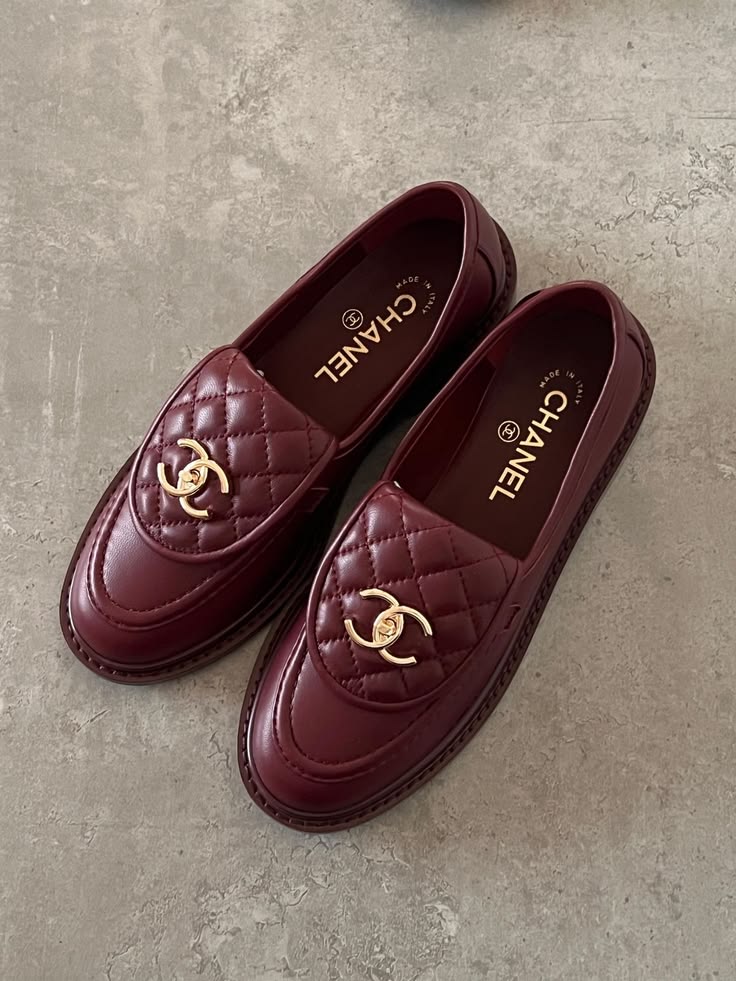 Chanel Lambskin Quilted CC Turnlock Loafers