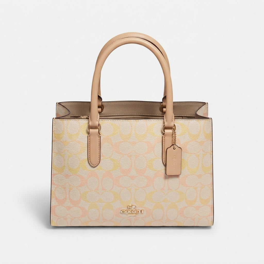 Coach Maggie Small Tote Bag In Ombré Signature Canvas