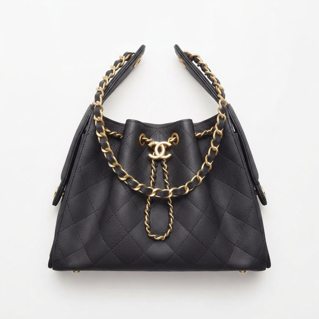 Chanel 25 Handbag Caviar Leather
