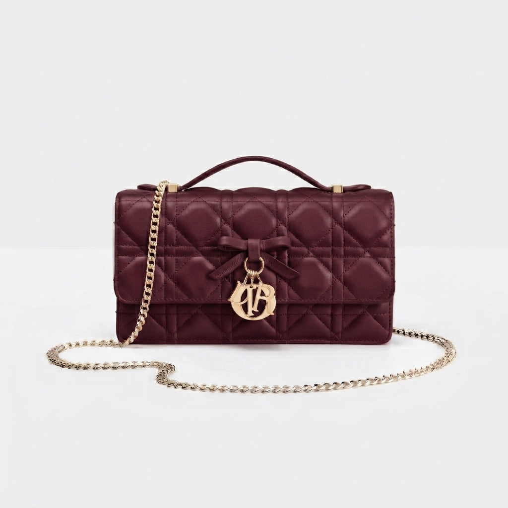 My Dior Mini Bag In Cannage Lambskin