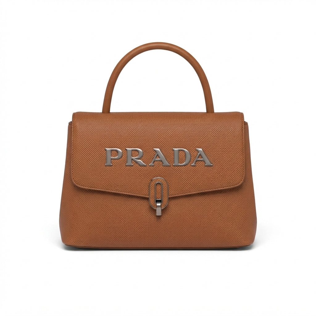 Prada Small Saffiano Leather Top-Handle Bag