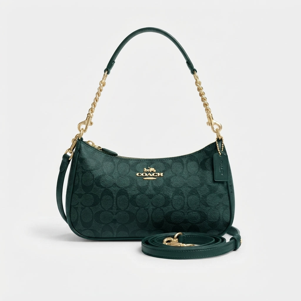 Coach Teri Shoulder Bag In Signature Canvas