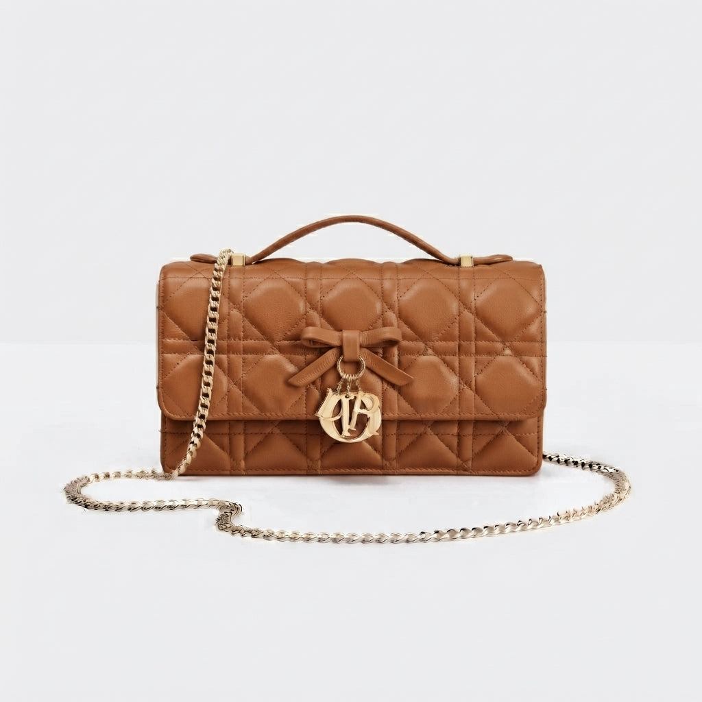 My Dior Mini Bag In Cannage Lambskin