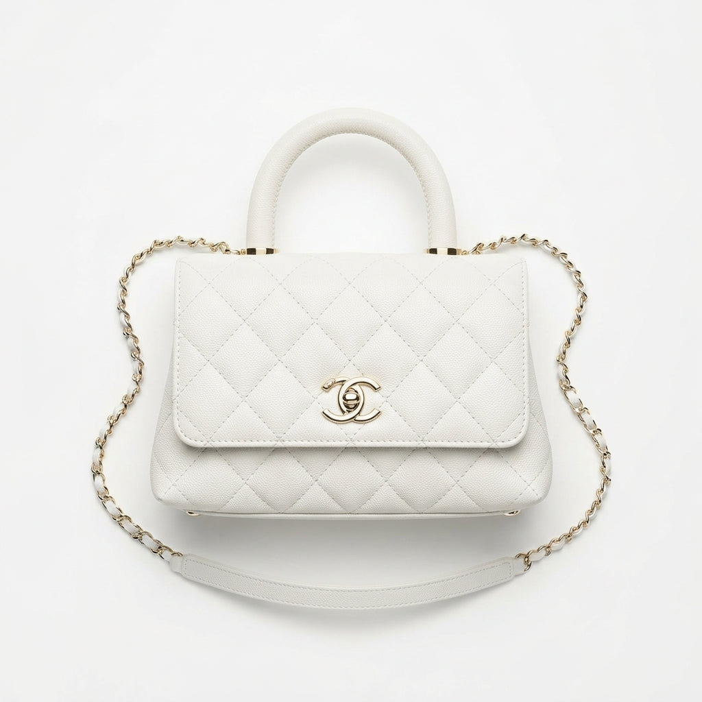 Chanel Coco Handle Caviar Leather Bag
