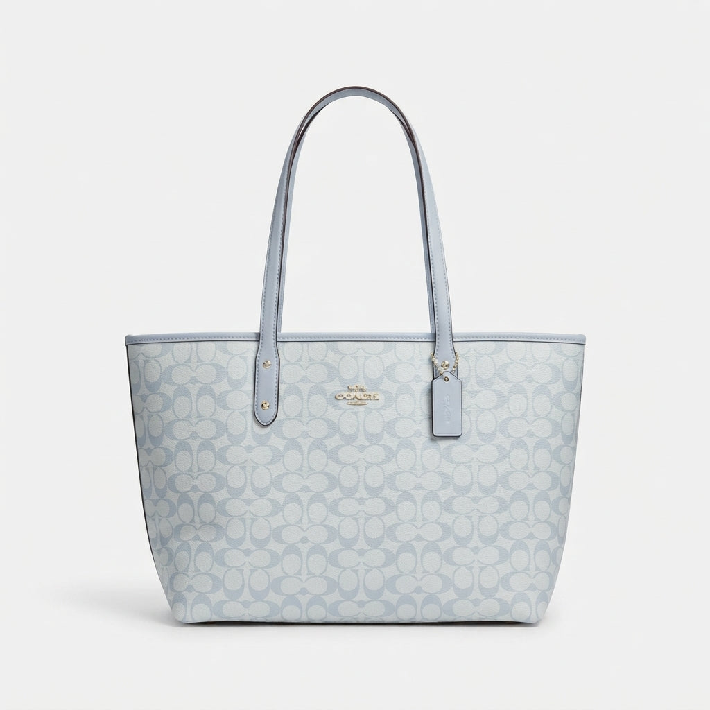 Coach City Tote Bag In Signature Canvas