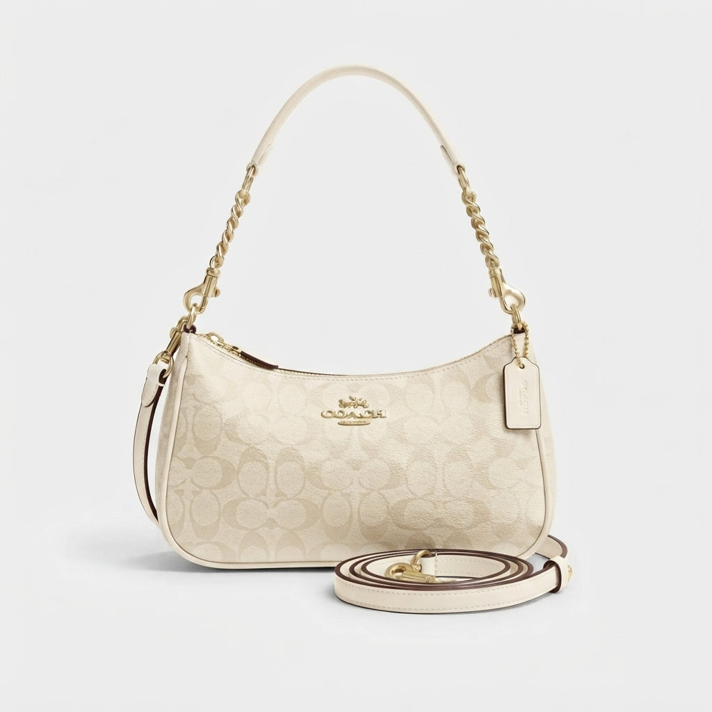 Coach Teri Shoulder Bag In Signature Canvas