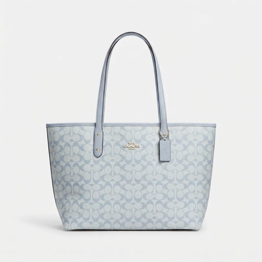 Coach City Tote Bag In Signature Canvas