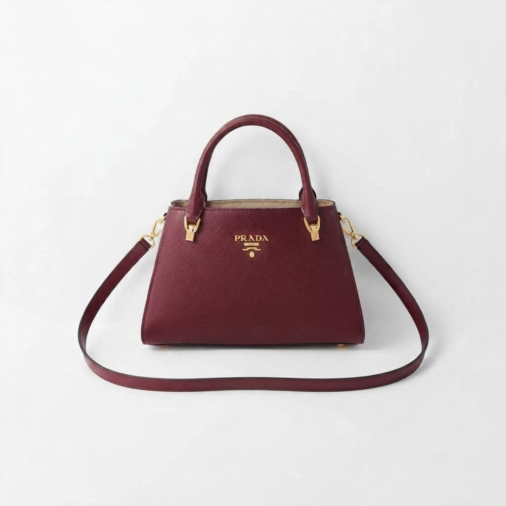 Prada Matinée Small Saffiano Leather Shoulder Bag
