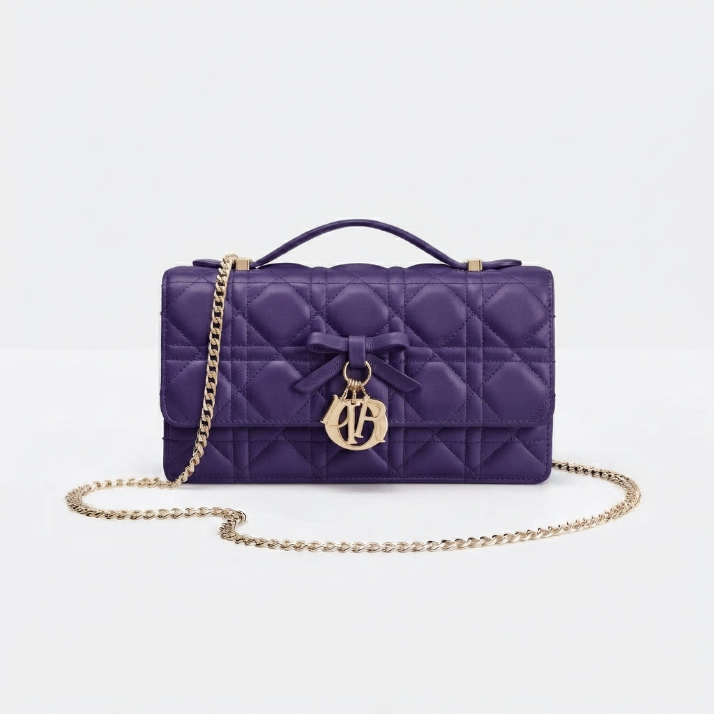 My Dior Mini Bag In Cannage Lambskin