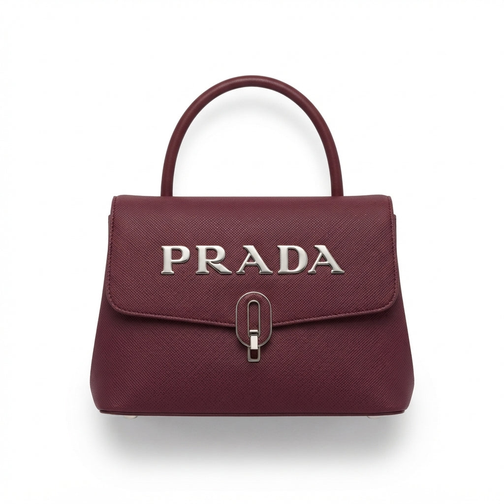 Prada Small Saffiano Leather Top-Handle Bag