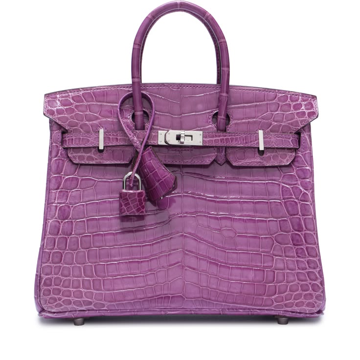 Hermès Violet/Amethyst Crocodile Birkin