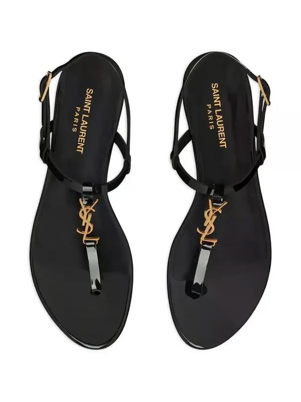 Saint Laurent Cassandra Flat Sandals