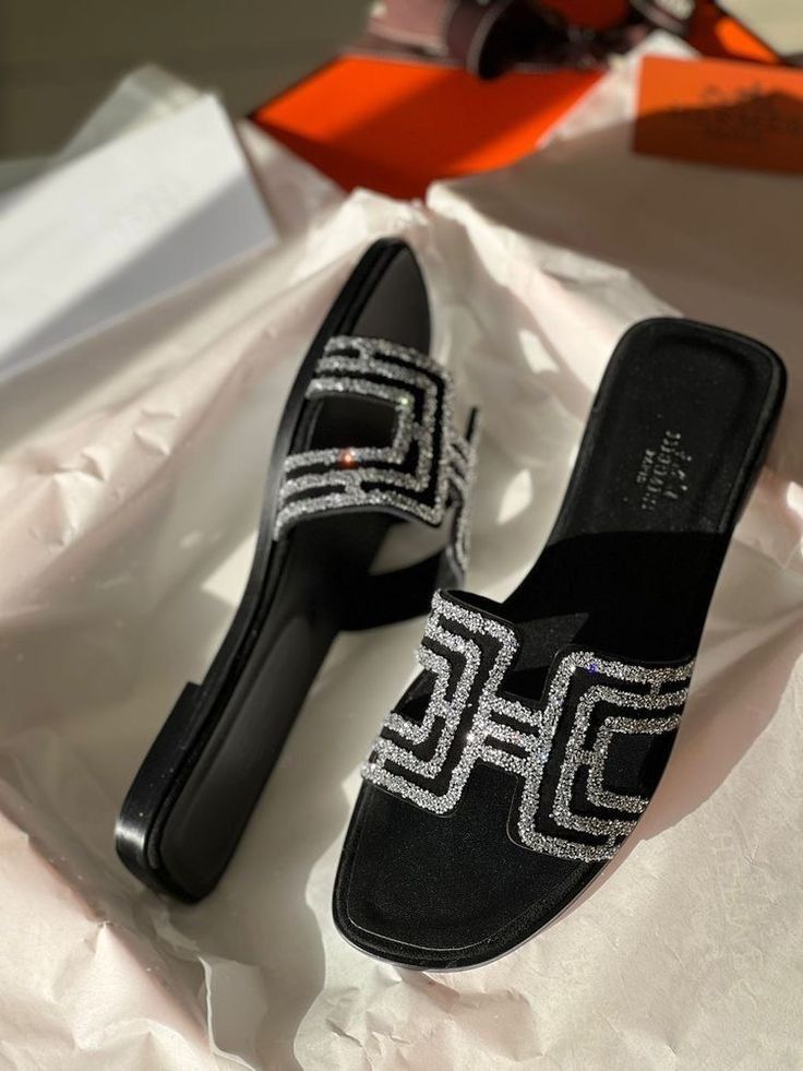 Hermes Oran Sandal "Arcane Strass