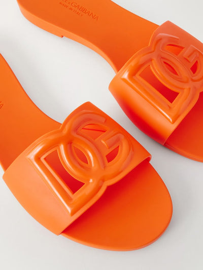 Dolce & Gabbana DG Pop Leather Slide