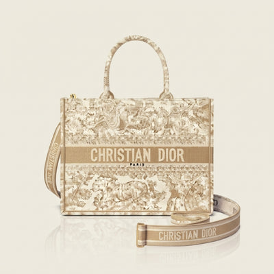 Medium Dior Book Tote with Shoulder Strap