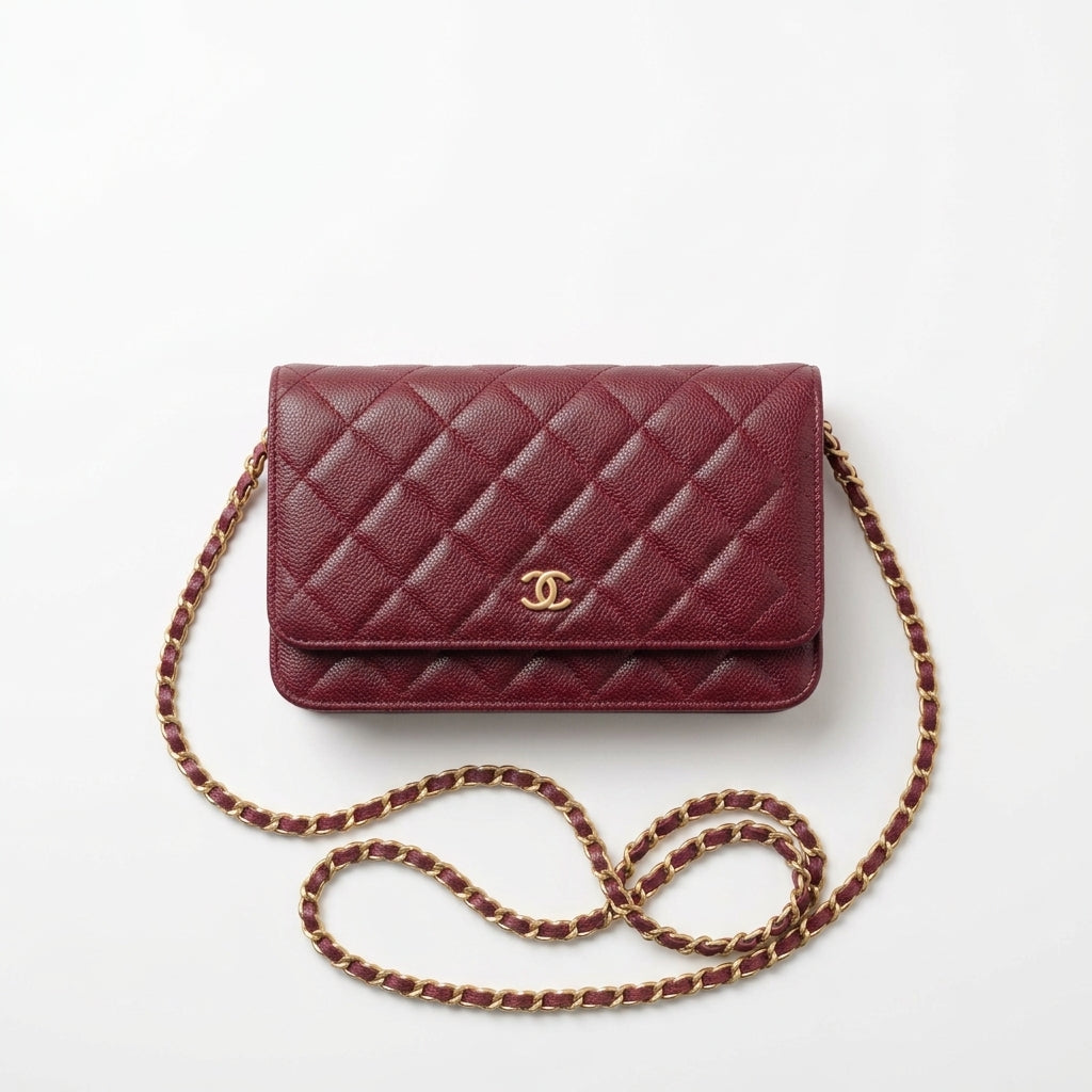 Chanel Classic Wallet on Chain