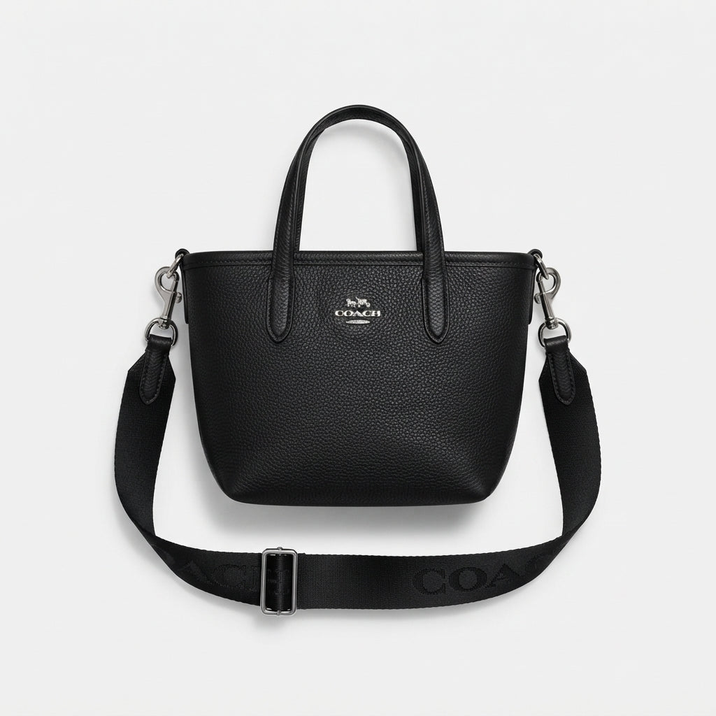 Coach City Mini Tote Bag In Signature Canvas