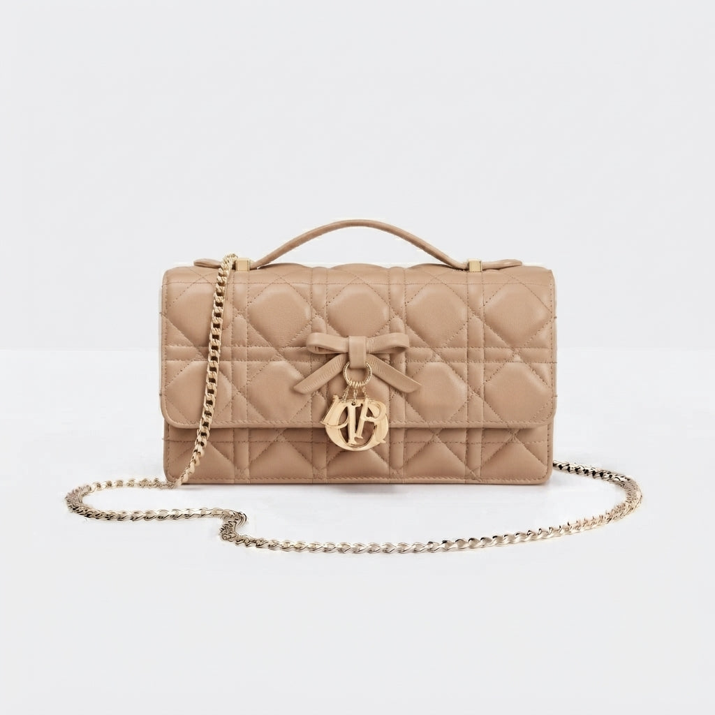 My Dior Mini Bag In Cannage Lambskin