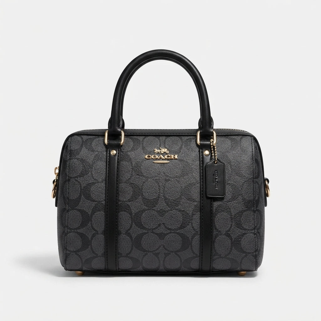 Coach Rowan Satchel Bag In Signature Canvas