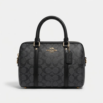 Coach Rowan Satchel Bag In Signature Canvas