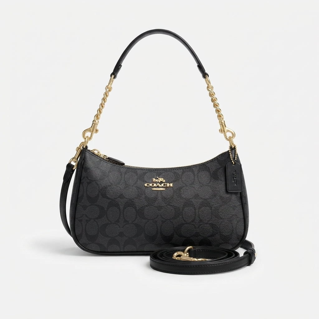 Coach Teri Shoulder Bag In Signature Canvas