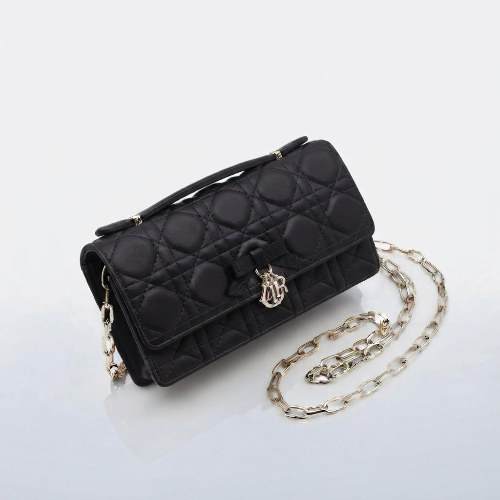 My Dior Flap Pouch with Bow