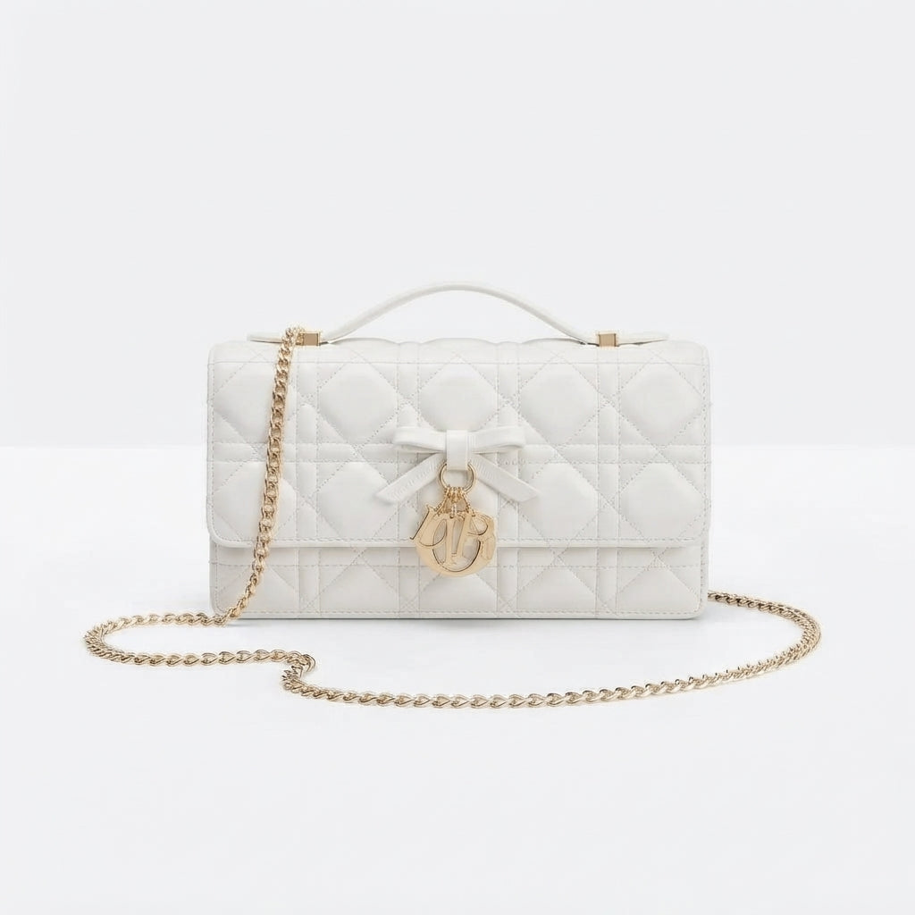 My Dior Mini Bag In Cannage Lambskin