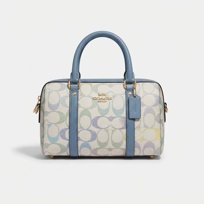 Coach Rowan Satchel Bag In Signature Canvas