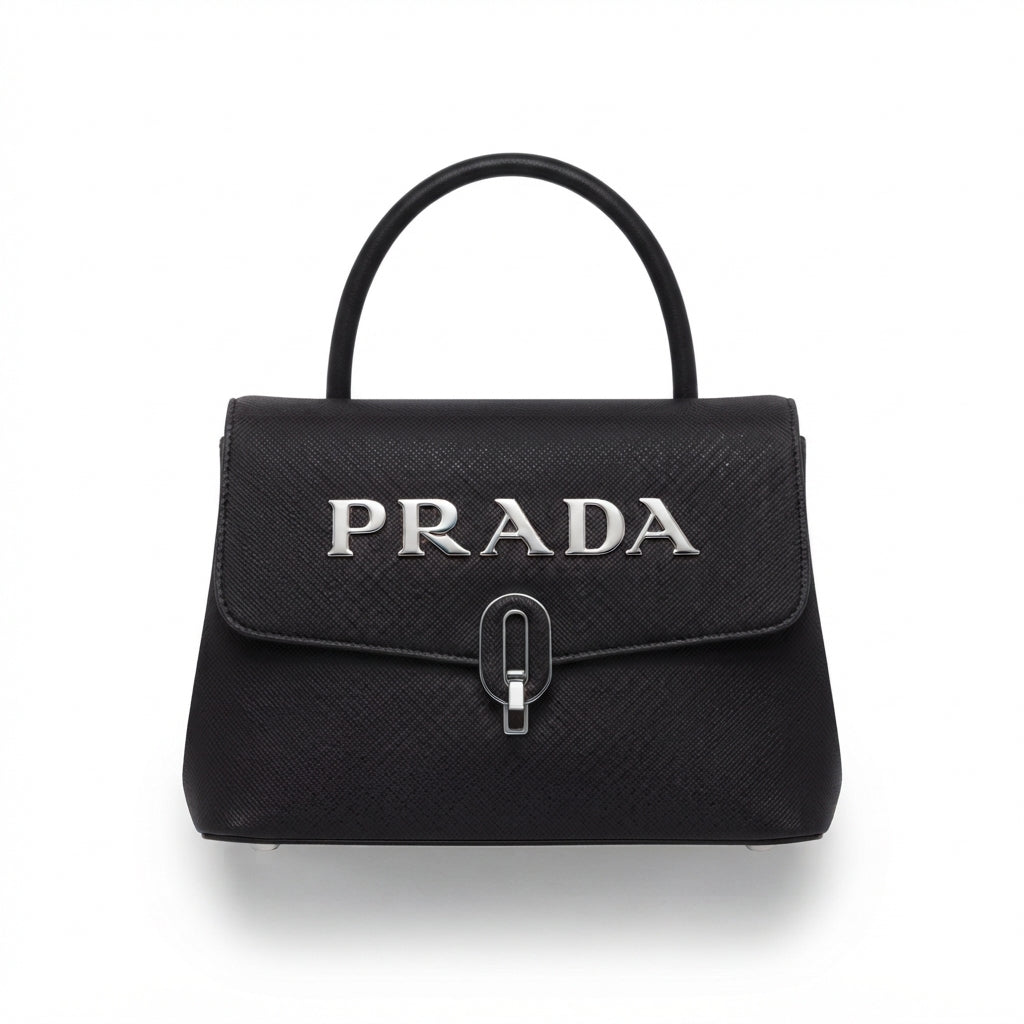 Prada Small Saffiano Leather Top-Handle Bag