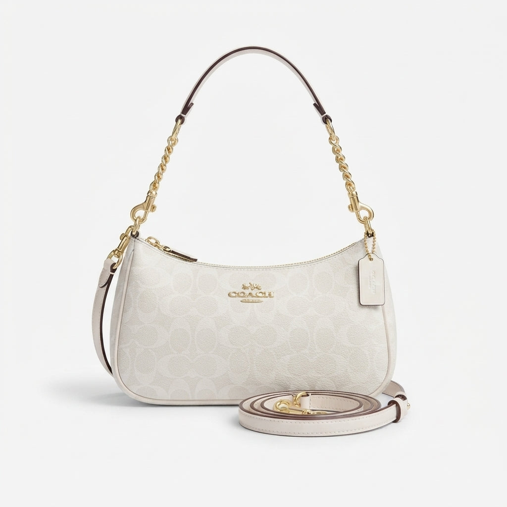Coach Teri Shoulder Bag In Signature Canvas