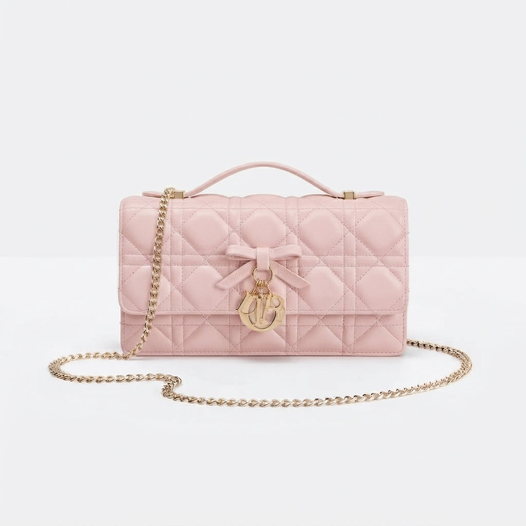 My Dior Mini Bag In Cannage Lambskin
