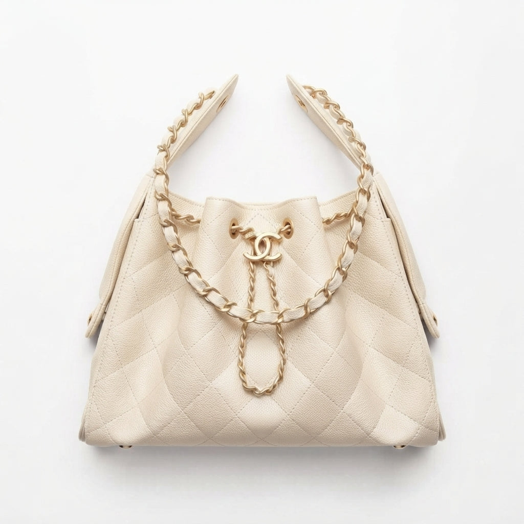 Chanel 25 Handbag Caviar Leather