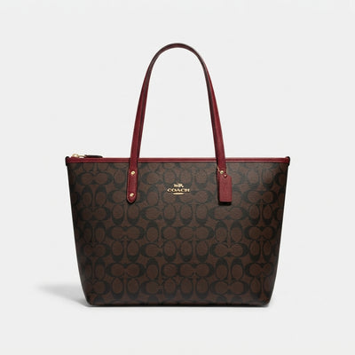 Coach City Zip Tote Bag