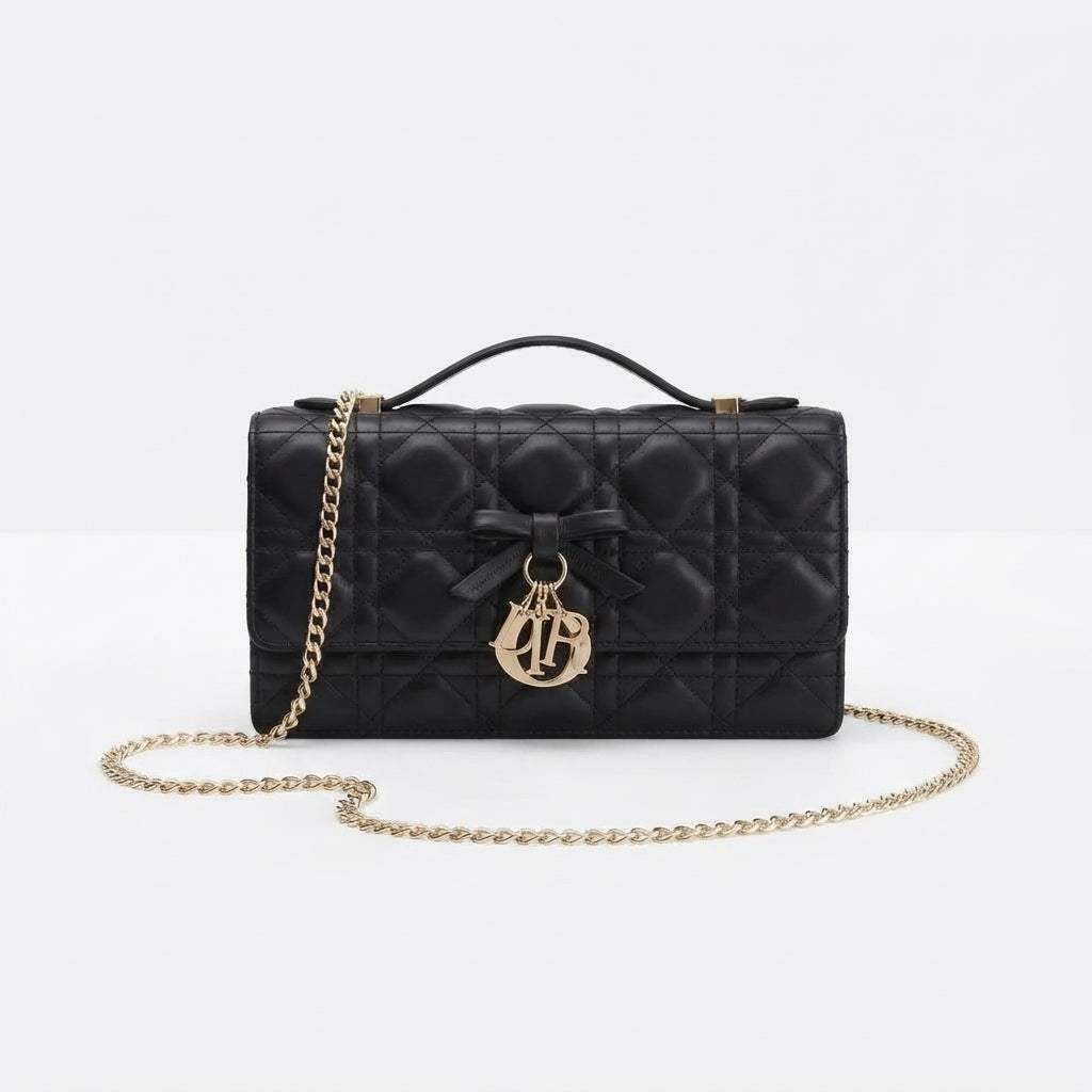 My Dior Mini Bag In Cannage Lambskin