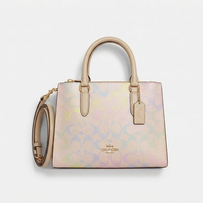 Coach Maggie Small Tote Bag In Ombré Signature Canvas