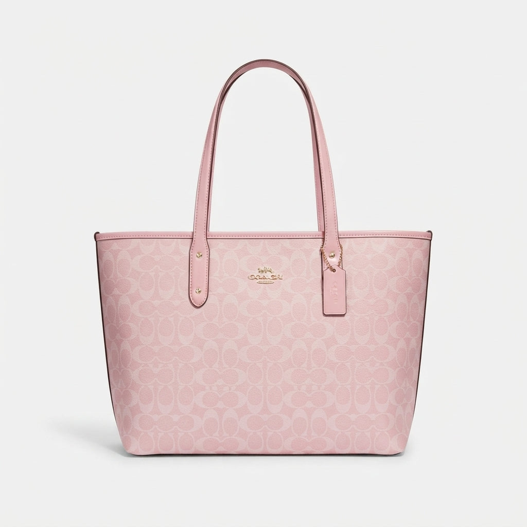 Coach City Tote Bag In Signature Canvas