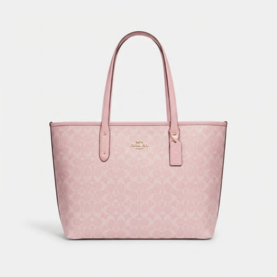 Coach City Tote Bag In Signature Canvas