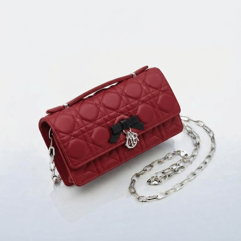 My Dior Flap Pouch with Bow