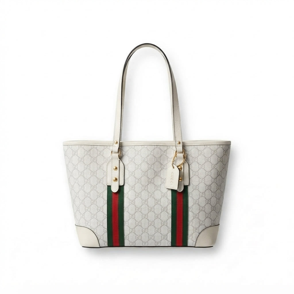 Gucci Vintage Web Jolicoeur Tote Bag
