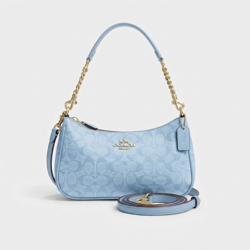 Coach Teri Shoulder Bag In Signature Canvas