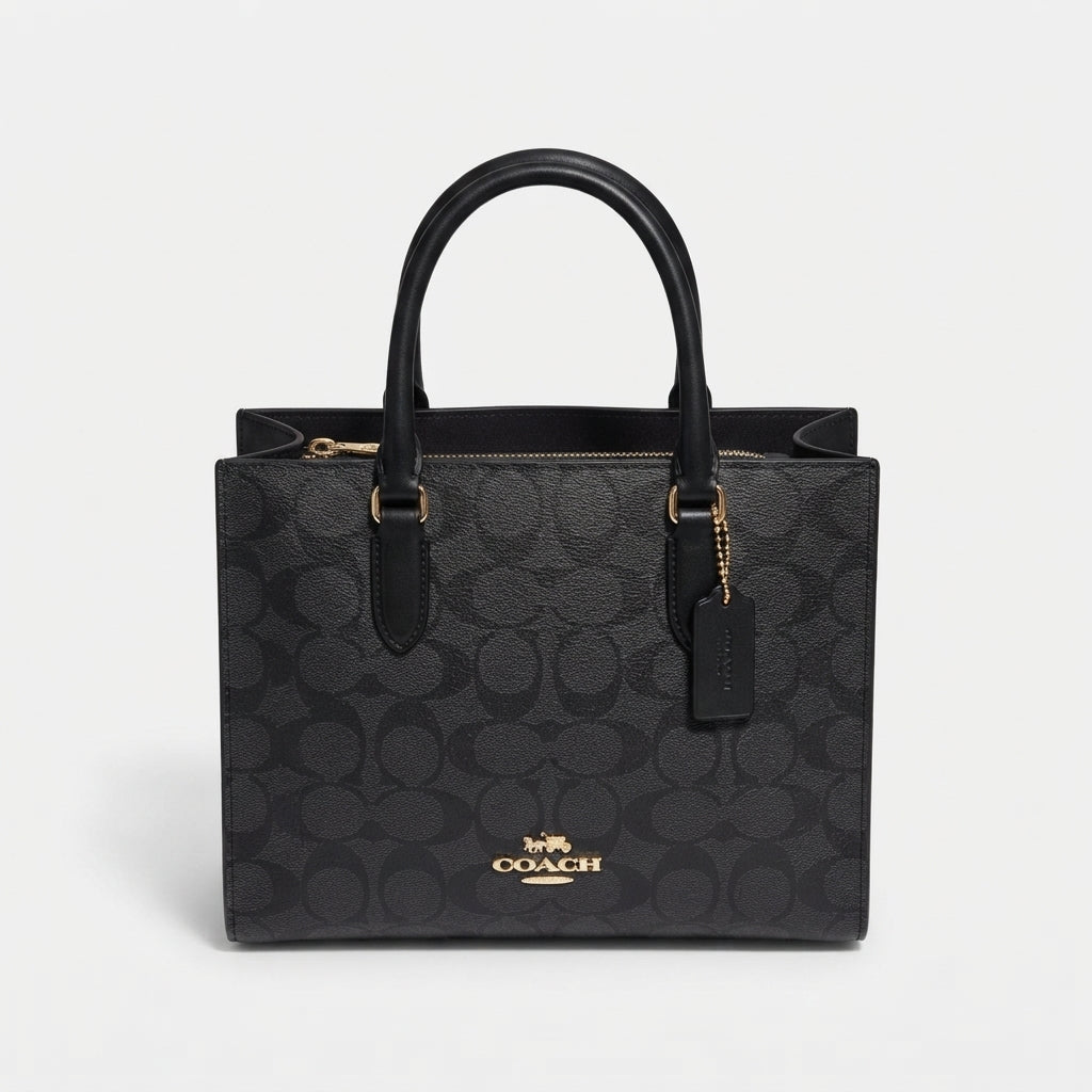 Coach Maggie Small Tote Bag In Ombré Signature Canvas