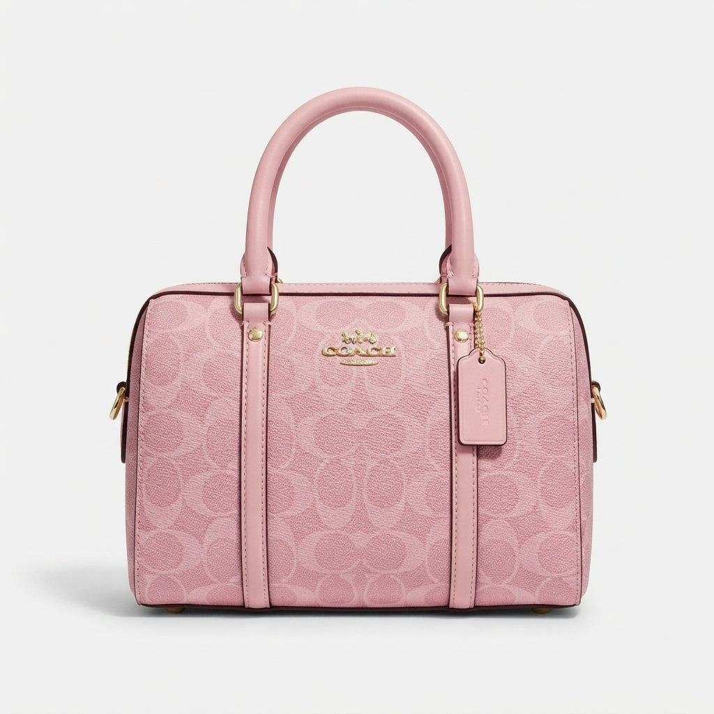 Coach Rowan Satchel Bag In Signature Canvas