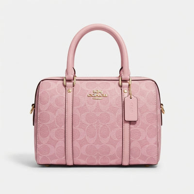 Coach Rowan Satchel Bag In Signature Canvas