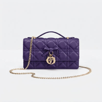 My Dior Mini Bag In Cannage Lambskin