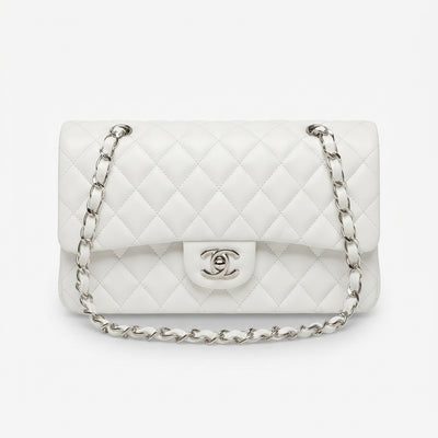 Chanel Classic Double Flap Lambskin Leather Bag