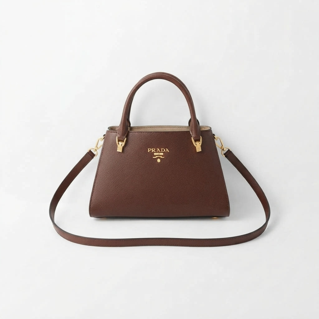 Prada Matinée Small Saffiano Leather Shoulder Bag