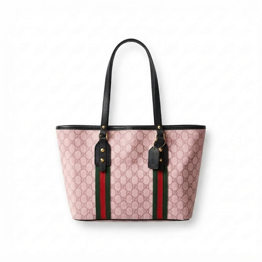 Gucci Vintage Web Jolicoeur Tote Bag