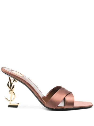 Saint Laurent Opyum Mule in Satin Crepe