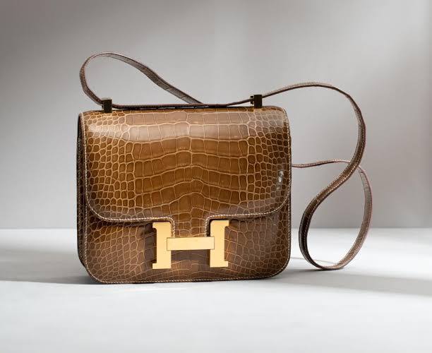 Hermès Ficelle/Miel Matte Alligator Constance 24 with Gold Hardware