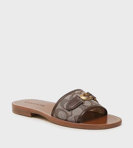 Coach Ina Sandal in Signature Jacquard